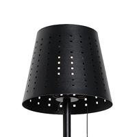 QAZQA Buiten vloerlamp zwart incl. LED 3-staps dimbaar op solar - - thumbnail