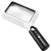 TOOLCRAFT TO-7440585 Toolcraft vierkante LED-handloep Vergrotingsfactor=20 x, 2 x Energielabel 2021 n.v.t. - thumbnail