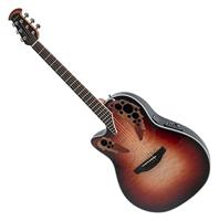 Ovation CE44LX-1R Celebrity Elite Exotic Ruby Burst linkshandige elektrisch-akoestische westerngitaar - thumbnail