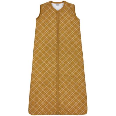 Meyco baby slaapzak Double diamond honey gold Meyco baby slaapzak Double diamond honey gold
