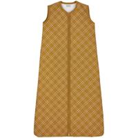 Meyco baby slaapzak Double diamond honey gold - thumbnail