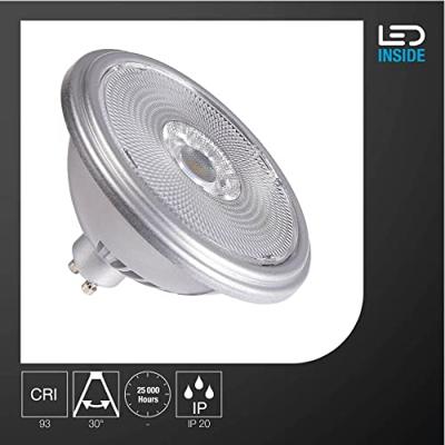 SLV 1005276 LED-lamp Energielabel F (A - G) GU10 Reflector Warmwit (Ø x l) 111 mm x 70 mm 1 stuk(s) SLV 1005276 LED-lamp Energielabel F (A - G) GU10 Reflector Warmwit (Ø x l) 111 mm x 70 mm 1 stuk(s)