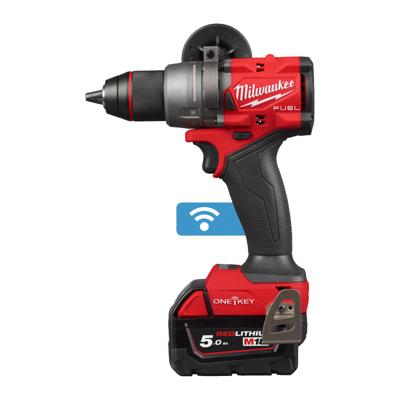 Milwaukee M18 FUEL™ ONEPD3-502X ONE-KEY™ Accu klop-/schroefboormachine Gen4 18V 5.0Ah in HD-Box - 4933492801 Milwaukee M18 FUEL™ ONEPD3-502X ONE-KEY™ Accu klop-/schroefboormachine Gen4 18V 5.0Ah in HD-Box - 4933492801
