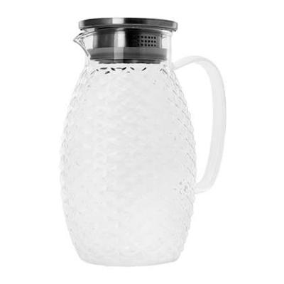 Krumble Karaf schubbenpatroon met filter - 1,5 L - Glas Krumble Karaf schubbenpatroon met filter - 1,5 L - Glas
