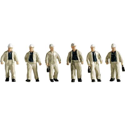 NOCH 15042 H0 Mijnwerkers figuren Staand, Geverfd
