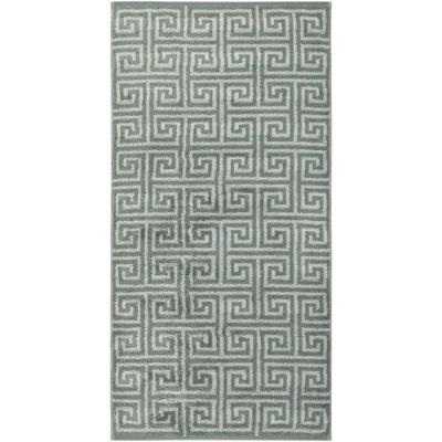 Cawö Cawo Noblesse Elegance Allover print Gastendoekje 30/50 nordic green