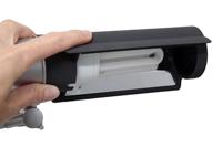 Maul MAULoffice 8215095 Bureaulamp Spaarlamp E27 20 W Zilver, Zwart - thumbnail