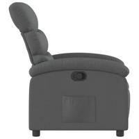 Fauteuil verstelbaar stof donkergrijs - thumbnail