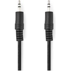 Nedis Stereo-Audiokabel | 3,5 mm Male | 3,5 mm Male | Vernikkeld | 1.50 m | Rond | Zwart | Label - CAGL22000BK15