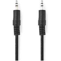 Nedis Stereo-Audiokabel | 3,5 mm Male | 3,5 mm Male | Vernikkeld | 1.50 m | Rond | Zwart | Label - CAGL22000BK15 - thumbnail