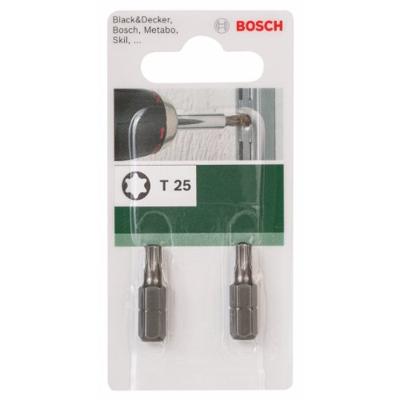 Bosch Accessoires Schroefbit standaard binnen-Torx® T25 | 25 mm | 1/4" | Zeskant - 2609255935