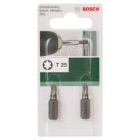 Bosch Accessoires Schroefbit standaard binnen-Torx® T25 | 25 mm | 1/4" | Zeskant - 2609255935 - thumbnail