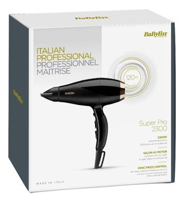 BABYLISS 6714E - Föhn Super Pro 2300W - 3 temperaturen / 2 snelheden - 120 km/u luchtsnelheid - Koudeluchtknop - thumbnail
