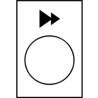 Harmony Etiket zwart 2xzwarte pijl omhoog | 10 stuk stuks - thumbnail