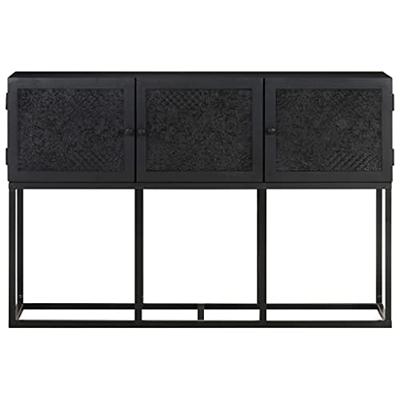 Dressoir 115x30x76 cm massief mangohout