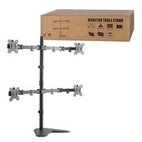 LogiLink BP0046 4-voudig Monitorvoet 33,0 cm (13) - 81,3 cm (32) In hoogte verstelbaar, Kantelbaar, Zwenkbaar, Draaibaar - thumbnail