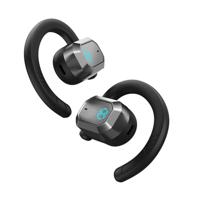 Edifier Hecate by AIR2 Open Ear Stereo Gaming Oordopjes met geïntegreerde ruisonderdrukkende microfoon en RGB-effecten, zwart - thumbnail