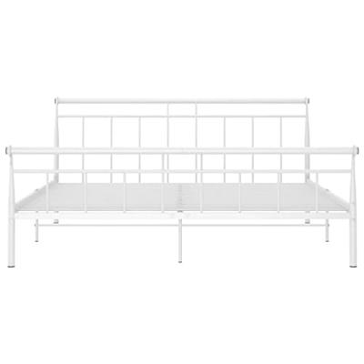 Bedframe metaal wit 160x200 cm