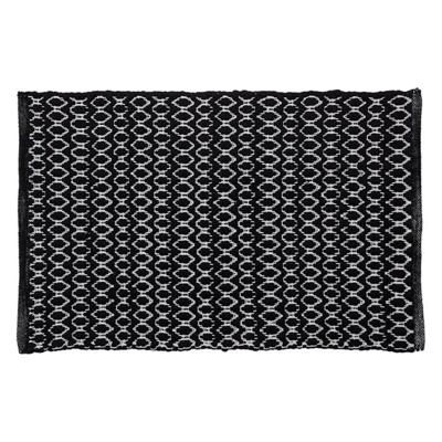 Sealskin Badmat Boho 60x90 cm Polyester / Katoen Zwart