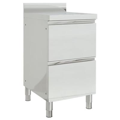 VidaXL Commerciële keukenkast met 2 lades 50x60x96 cm