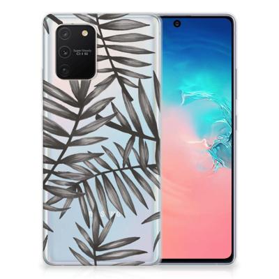 Samsung Galaxy S10 Lite | TPU Case | Leaves Grey Samsung Galaxy S10 Lite | TPU Case | Leaves Grey