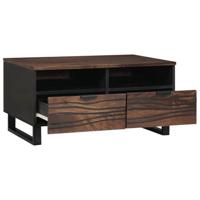Salontafel with Drawer Bruin en zwart 80 x 54 x 40 cm - thumbnail