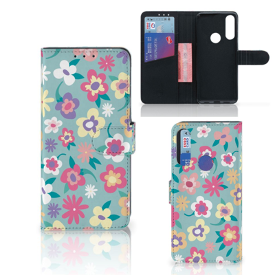 Alcatel 1S 2020 Hoesje Flower Power Alcatel 1S 2020 Hoesje Flower Power