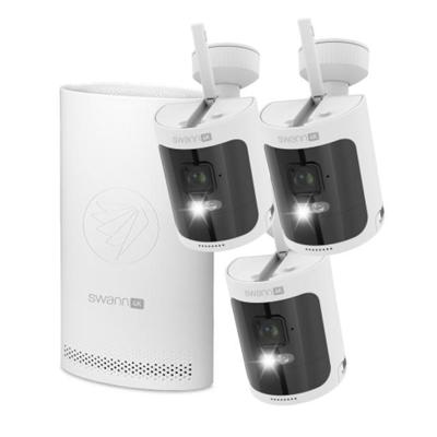 Swann AllSecure4K Wireless Security Kit met 3x Wire-Free Cameras & NVR Tower beveiligingscamera Swann AllSecure4K Wireless Security Kit met 3x Wire-Free Cameras & NVR Tower beveiligingscamera