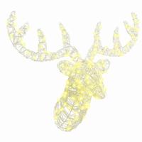 Hertenkop Warmwit 60 cm Acryl - thumbnail