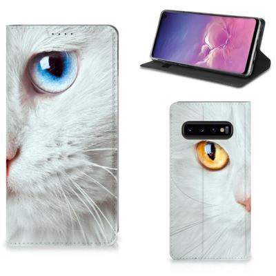 Samsung Galaxy S10 | Hoesje maken | Witte Kat