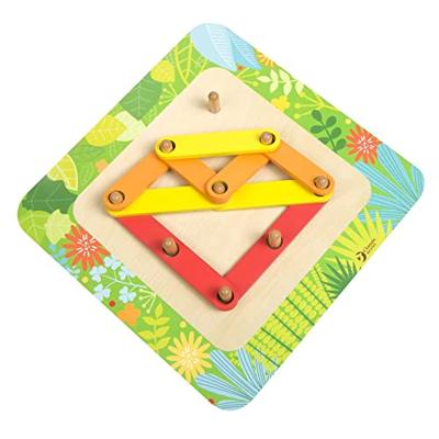 Classic World world mijn houten leerpuzzel, 29dlg.