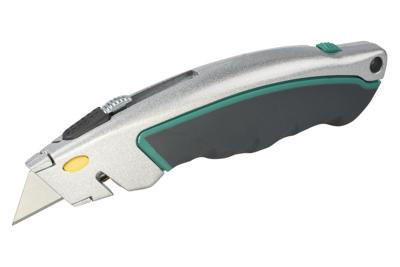 Wolfcraft Snelwissel professioneel mes | Met intrekbaar mes | 1 stuk - 4131000 Wolfcraft Snelwissel professioneel mes | Met intrekbaar mes | 1 stuk - 4131000