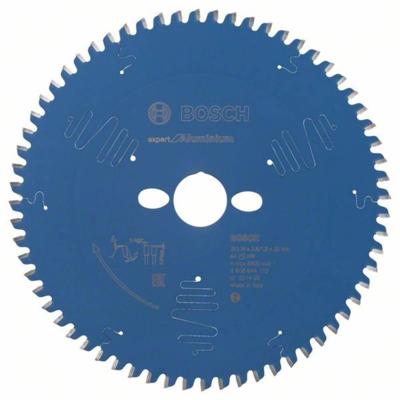 Bosch Professional Cirkelzaagblad voor Aluminium | Expert for Aluminium | Ø 216mm Asgat 30mm 64T - 2608644110