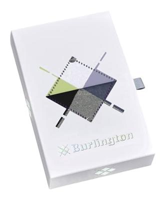 Burlington 2-paar dames sokken - Cadeau verpakking - Biologisch katoenen sokken met ruit print