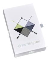 Burlington 2-paar dames sokken - Cadeau verpakking - Biologisch katoenen sokken met ruit print - thumbnail