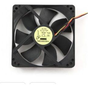 Ventilator voor PC behuizing, kogellager, 120mm x 120mm x 25mm