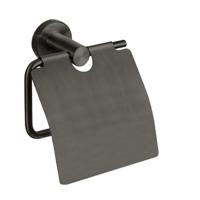 Best-Design "Moya" Toiletrolhouder Met Klep Gunmetal - thumbnail