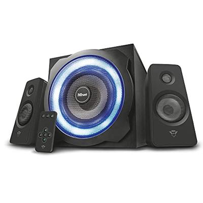 Trust gxt 629 tytan rgb illuminated 2.1 speaker set pc-luidspreker (zwart)