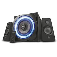 Trust gxt 629 tytan rgb illuminated 2.1 speaker set pc-luidspreker (zwart) - thumbnail