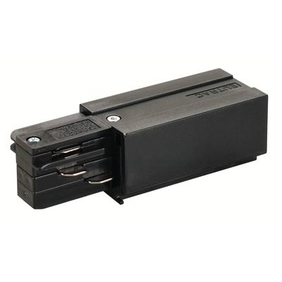 Eutrac 145520 230V-railsysteemcomponenten Verbindingsset Voeding Zwart