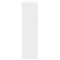 Kamerscherm / boekenkast 3-laags 99x29x99 cm bewerkt hout wit - thumbnail