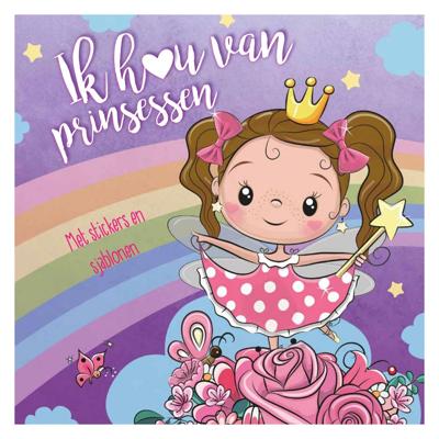 Mondikaarten Sticker- en sjablonenboek ik hou van prinsessen