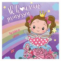 Mondikaarten Sticker- en sjablonenboek ik hou van prinsessen - thumbnail