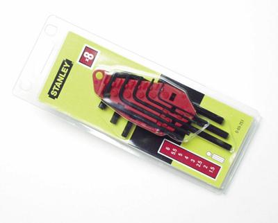Stanley handgereedschap Stiftsleutelset 8 Dlg 1,5mm-6mm - 0-69-251 - thumbnail