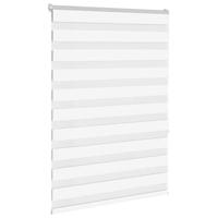 Zebra rolgordijn 110x150 cm stofbreedte 105,9cm polyester wit - thumbnail