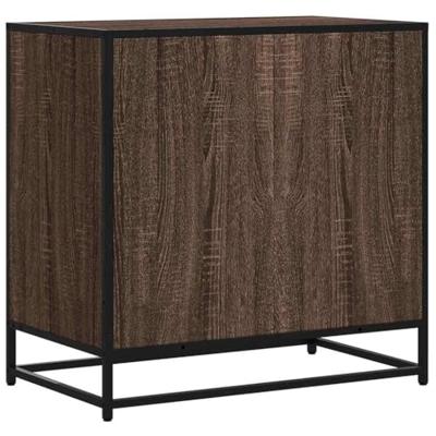 Ladekast 70x41x70 cm bewerkt hout bruin eikenkleur Ladekast 70x41x70 cm bewerkt hout bruin eikenkleur