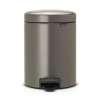 Brabantia NewIcon Pedaalemmer 5L Platinum - thumbnail