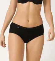 Dames Basic Midi slip - Heup slip - katoenen dames onderbroek - 46 - Zwart | Dames slip - Onderbroek - Ondergoed - 46 - Onderbroek - Ondergoed - - thumbnail