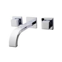 Wiesbaden Rombo inbouw wastafelkraan chroom compleet - thumbnail