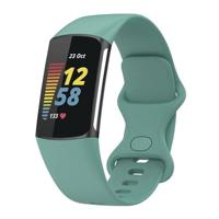 FitBit Charge 5 & 6 Sportbandje met dubbele lus - Dennenboom groen - Maat: L - thumbnail
